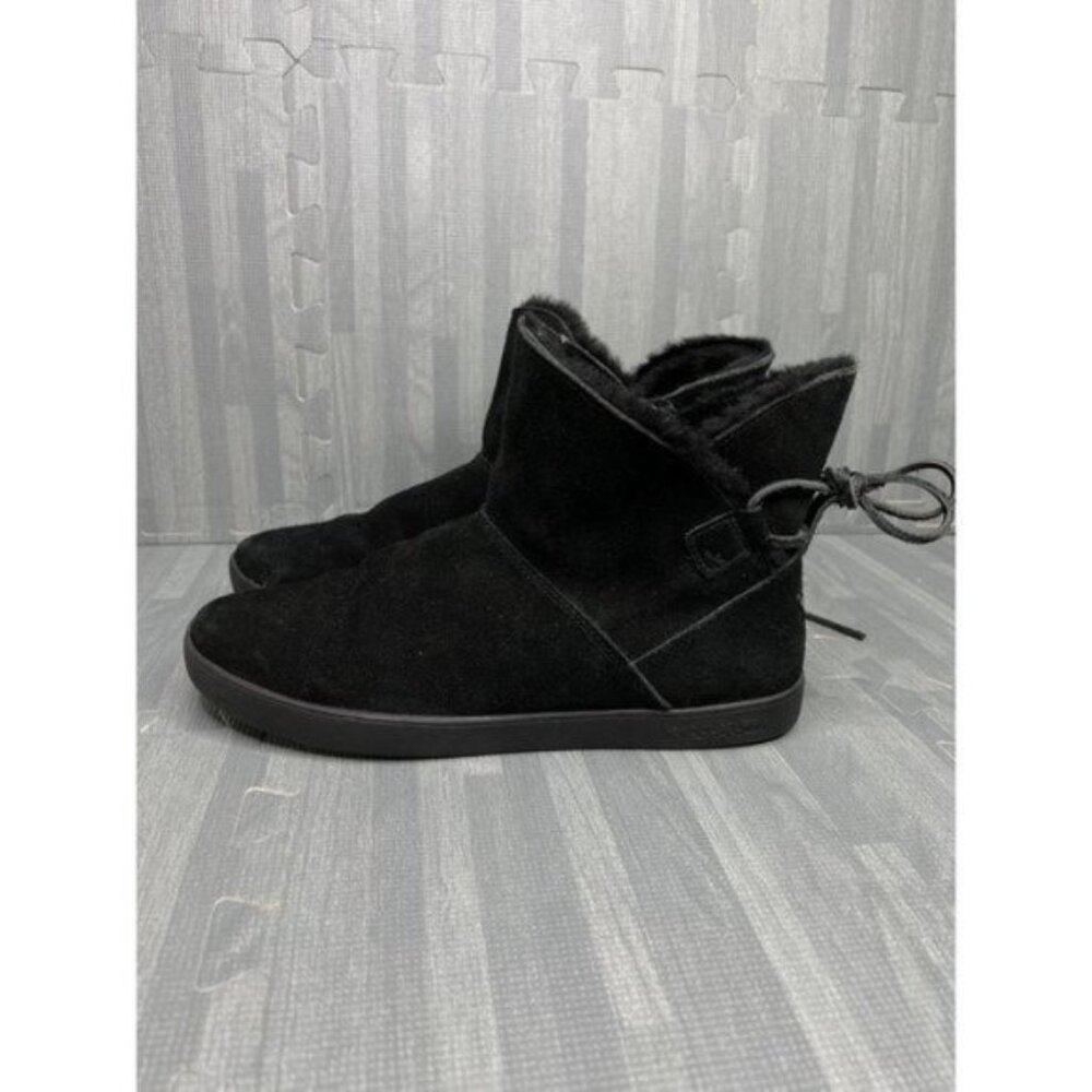 Kookaburra by Uggs Boots Women's Size 9 Black Faux Fur Ankle
